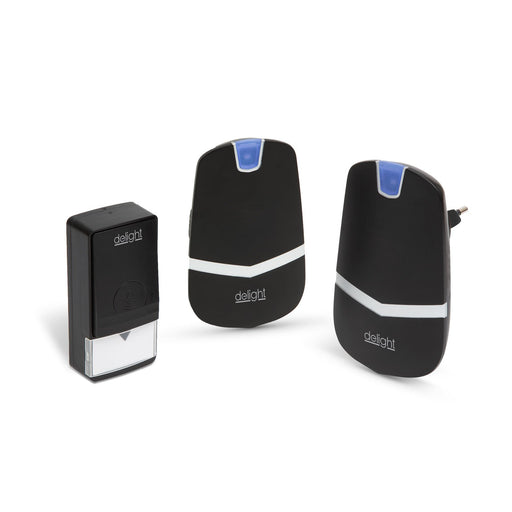 Безжичен звънец без батерии с 2 приемни устройства - технология Kinetic