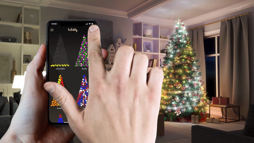 3D дъбова електрическа камина със звук + Twinkly Christmas Tree - Промо пакет