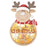 Коледен комплект - 1м декоративно дърво, с 88 LED глобуса и снежен човек + БОНУС декорация за врата
