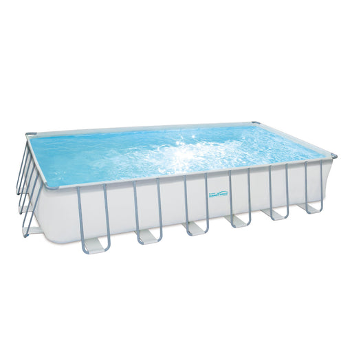 Правоъгълен басейн с метална рамка Elite Summer Waves 732 см х 366 см х 132 см (КОМПЛЕКТ в комплект с аксесоари включени)
