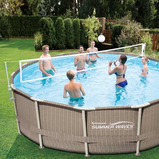 Комплект за волейбол Summer Waves за басейни с метална рамка