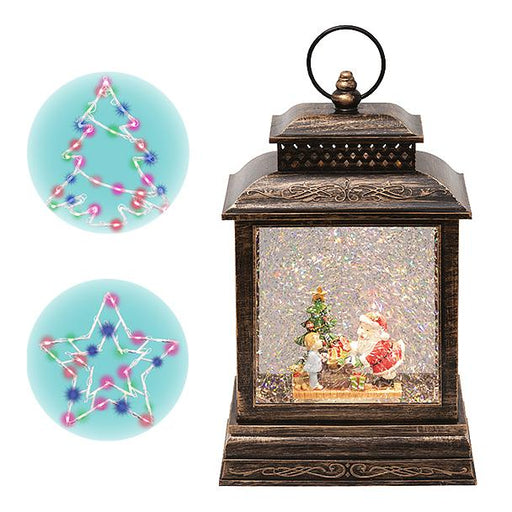 Коледна украса за прозорец, включва: фенер, ела и звезда