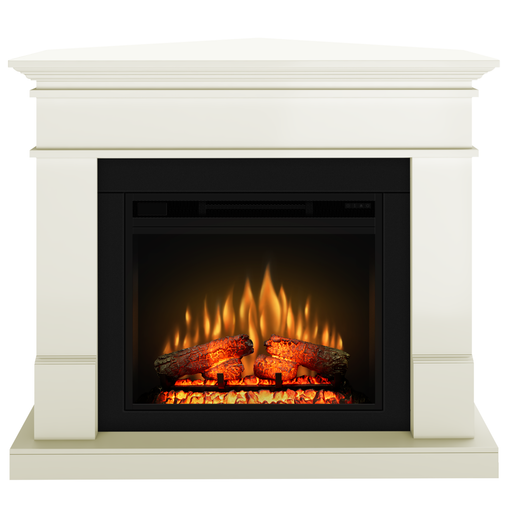 СТУДЕНА Ванилия камина  23инча  Еко пламък огнище, инфрачервено отопление, цветни гами, 3D пламък и звук